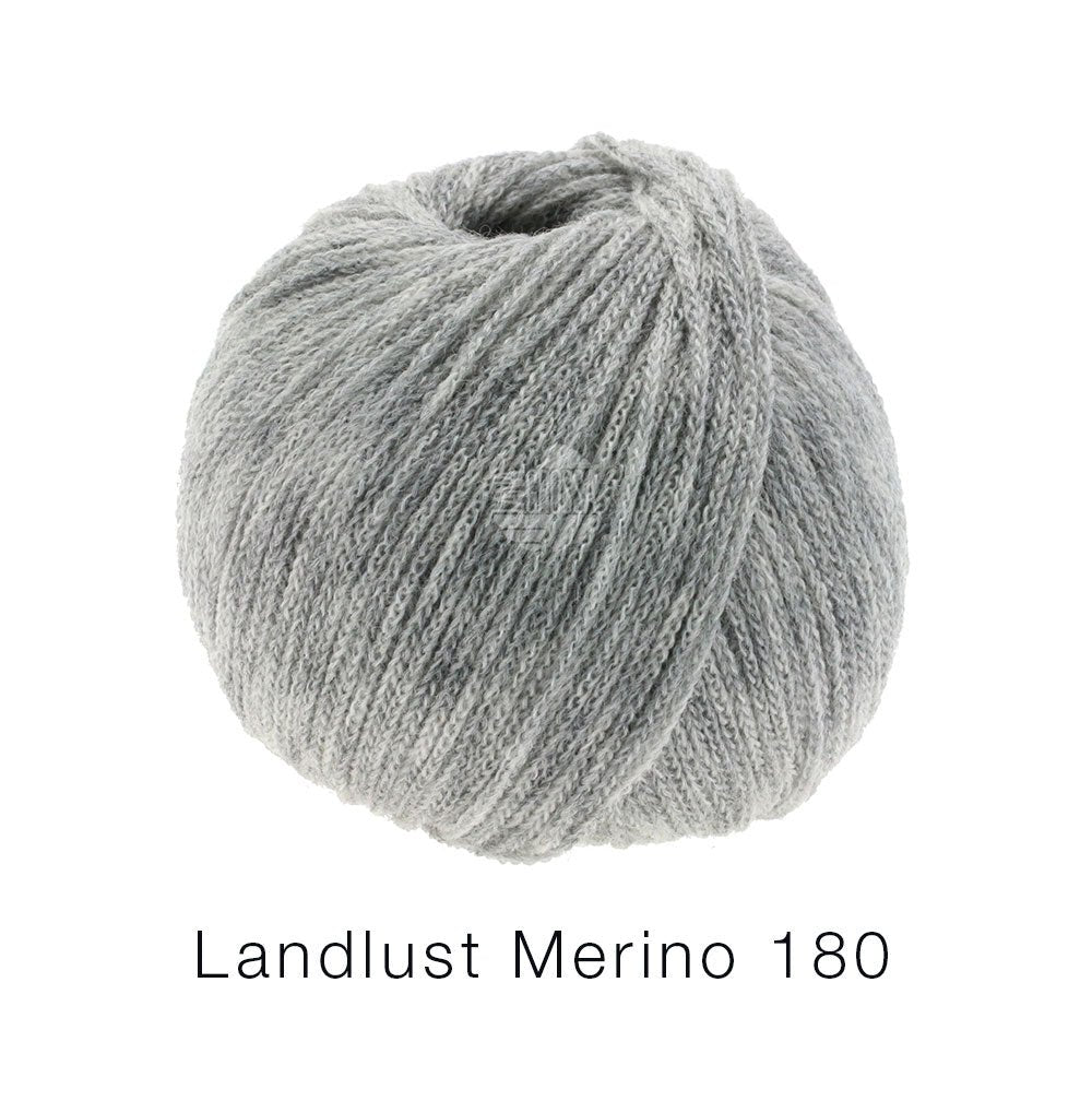 Landlust Merino 180 GOTS - Ljusgrå - Butik Maglia