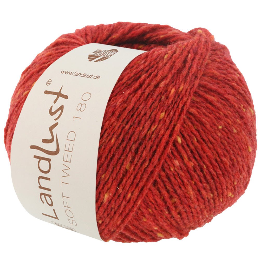 LL Soft Tweed 180 - 111 Röd melerad - Butik Maglia