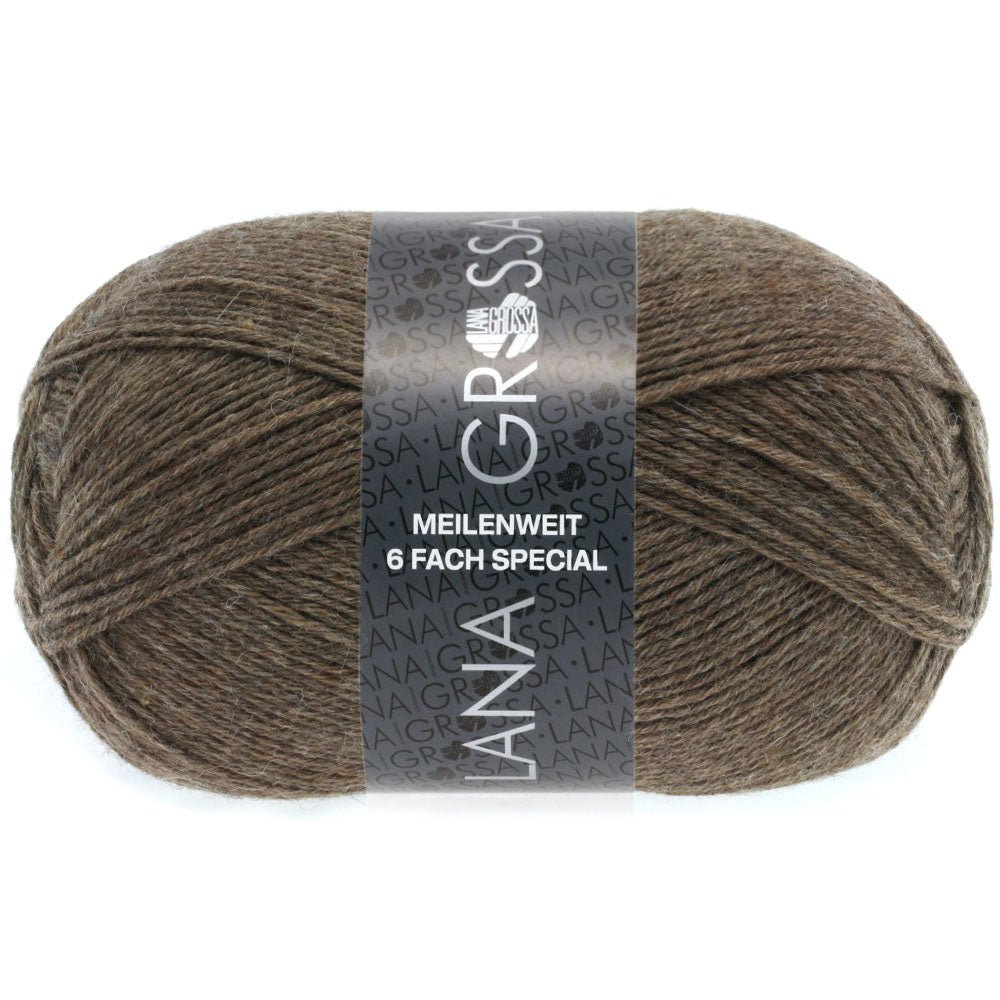 Meilenweit 6 - F 150 Uni/Melange - Brun - Butik Maglia