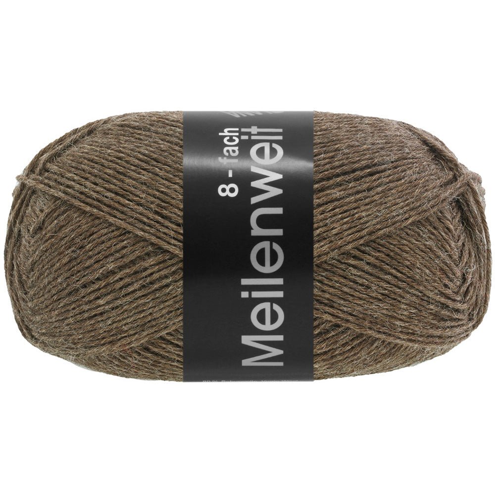 Meilenweit 8 - tr 150 Uni/Melange - 9612 Brun - Butik Maglia