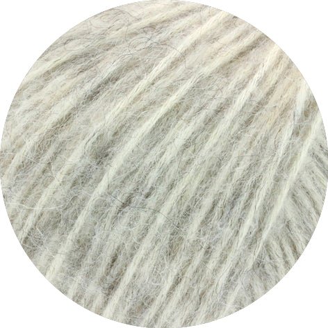 Natural Alpaca Pelo - 002 Vit/Offwhite Melerad - Butik Maglia