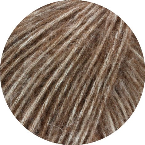 Natural Alpaca Pelo - 008 Mörkbrun Melerad - Butik Maglia