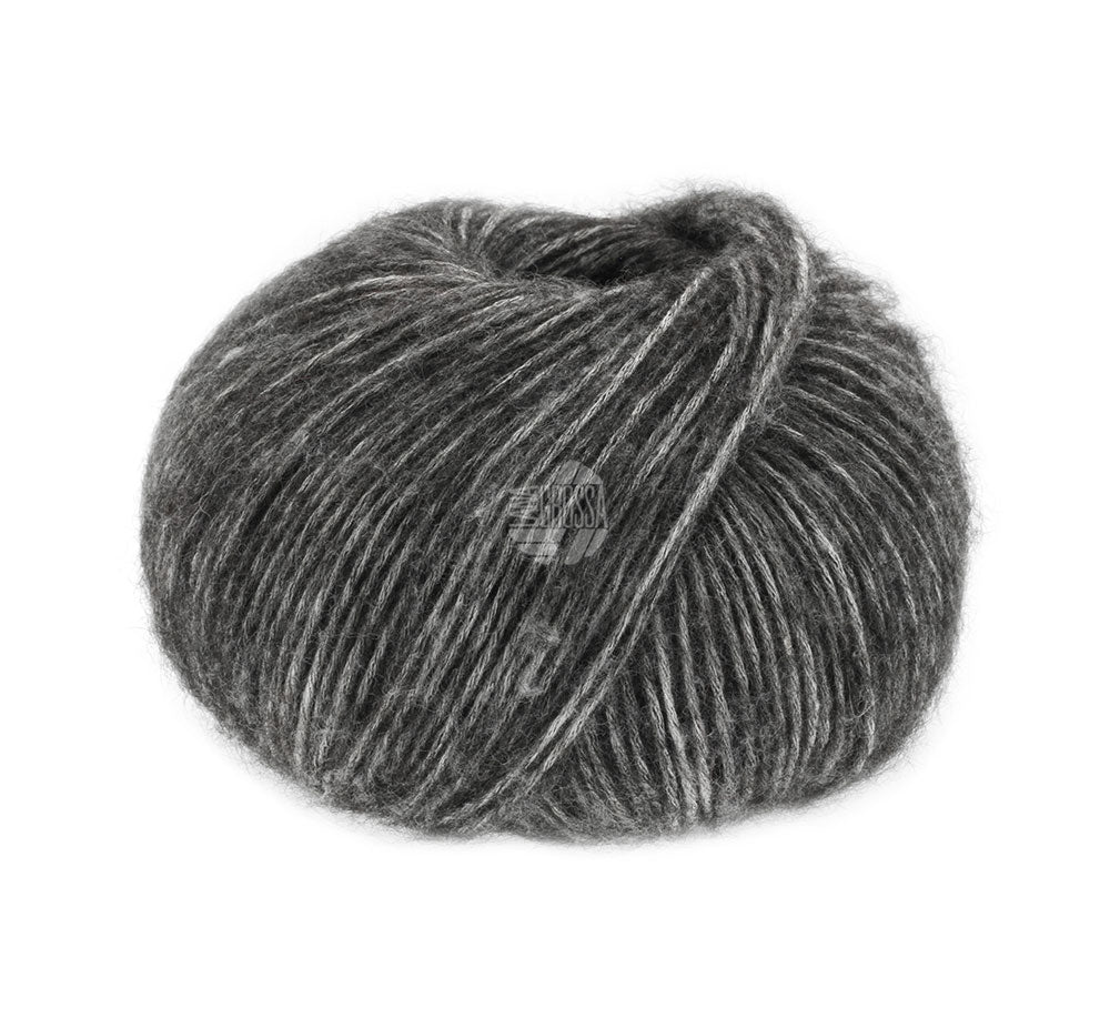 Natural Alpaca Pelo - 004 Mörkgrå melerad