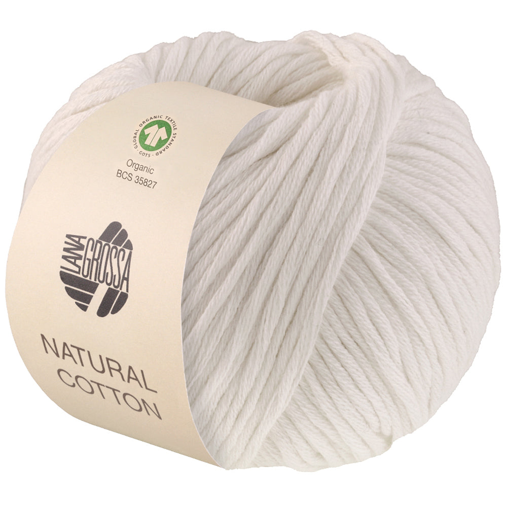 Natural Cotton GOTS - 017 Vit