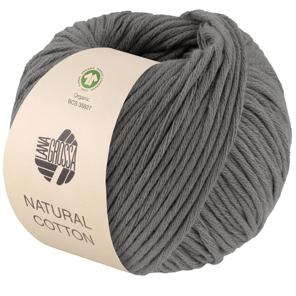 Natural Cotton GOTS - 021 Mörkgrå