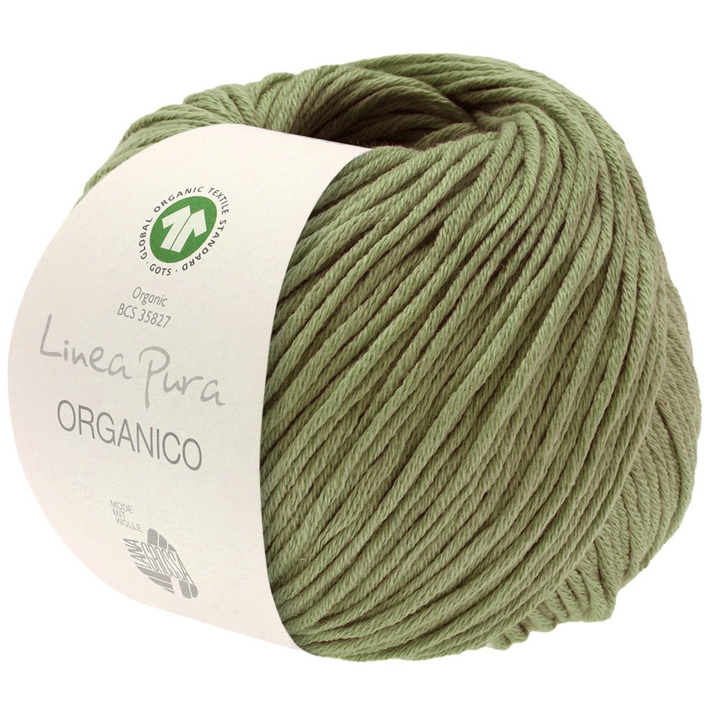 Organico GOTS ICEA - 143 Oliv - UTGÅTT - Butik Maglia