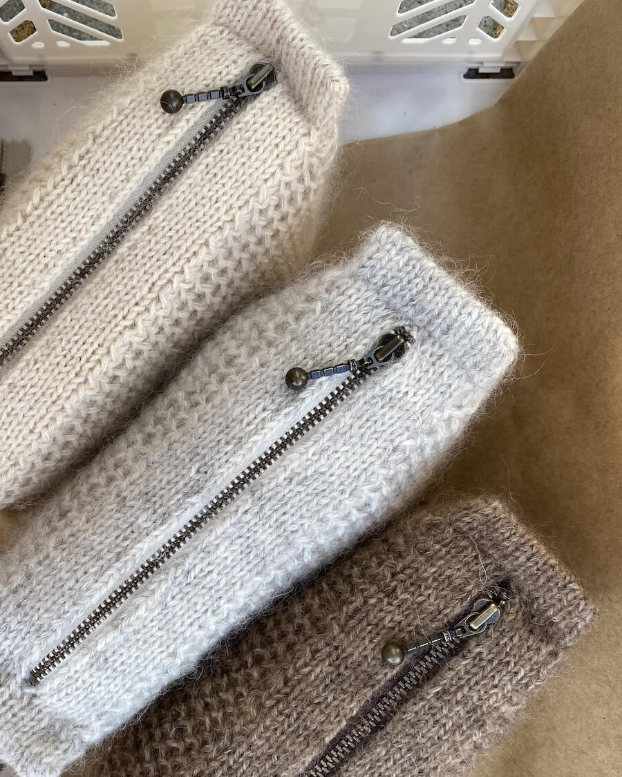 PetiteKnit Blixtlås 17 cm - Hasselnöt - Butik Maglia