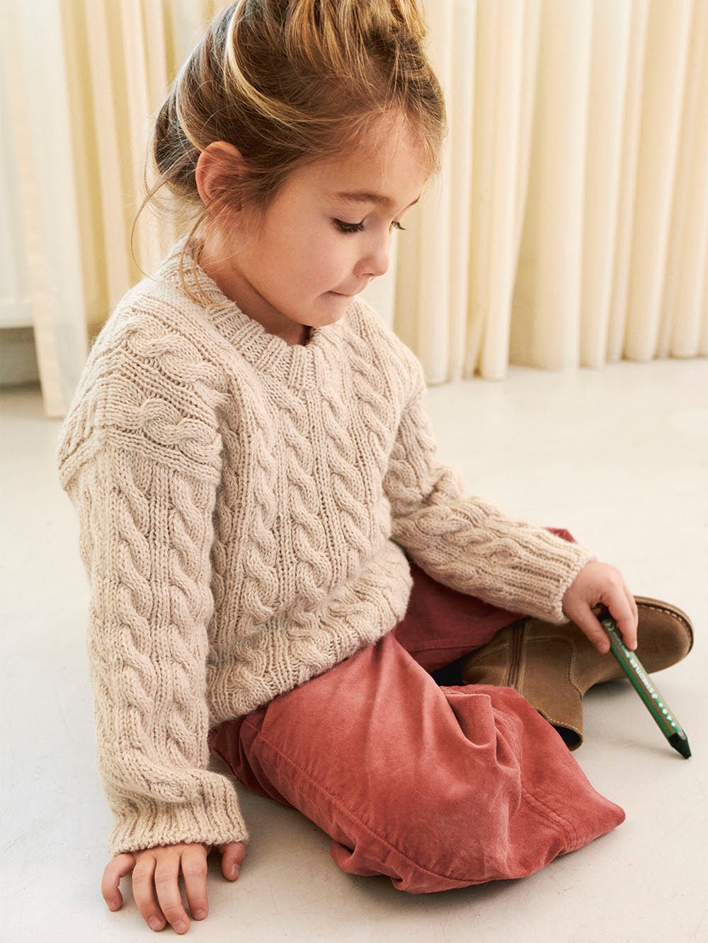 Sandnes 2401 - 1A - Bonnie sweater junior - Butik Maglia