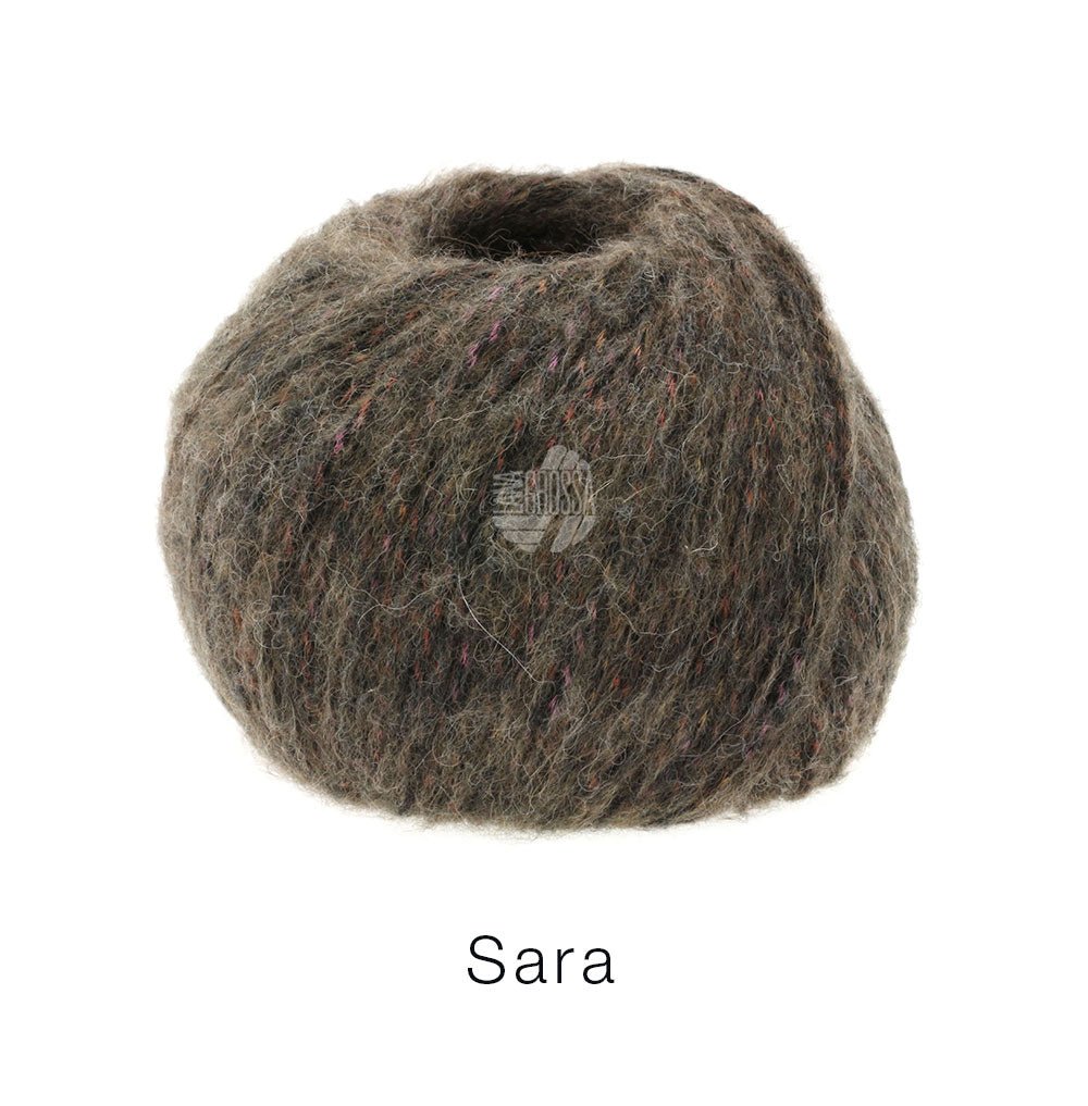 Sara - Gråbrun melerad - Butik Maglia
