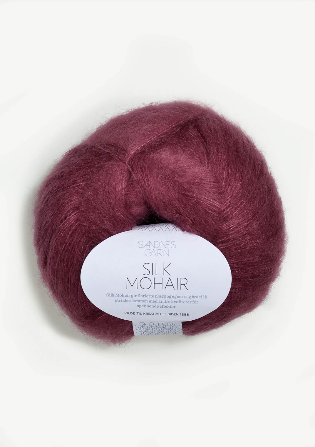 Silk Mohair - 4644 Plommon - UTGÅTT - Butik Maglia