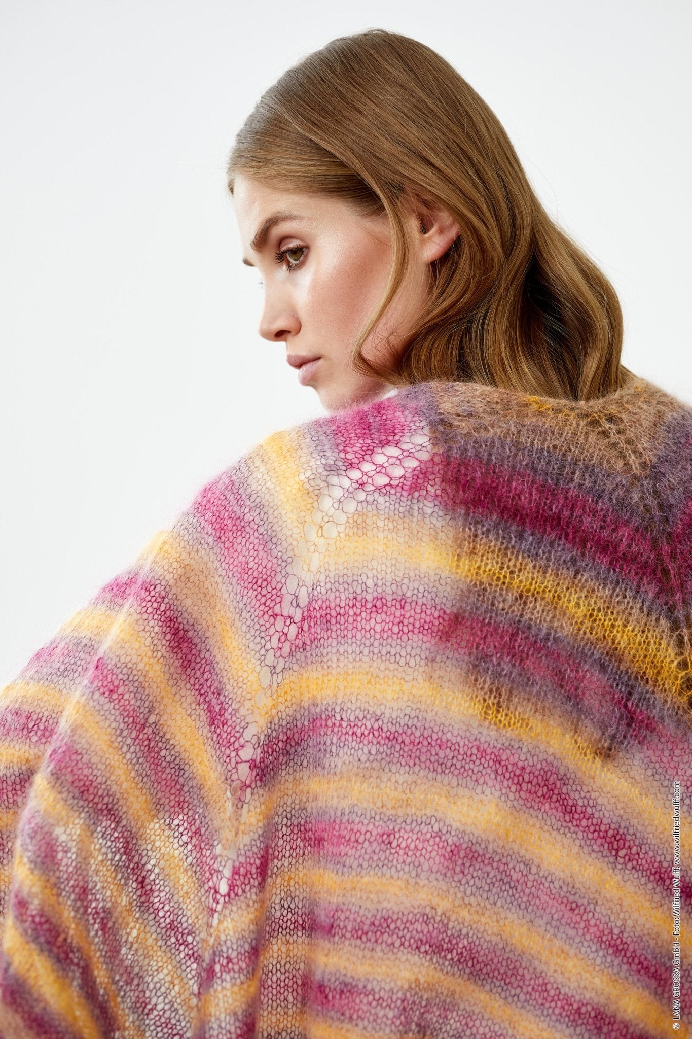 Silkhair Haze Dégradé - 1101 Gul/Ockra - UTGÅTT - Butik Maglia