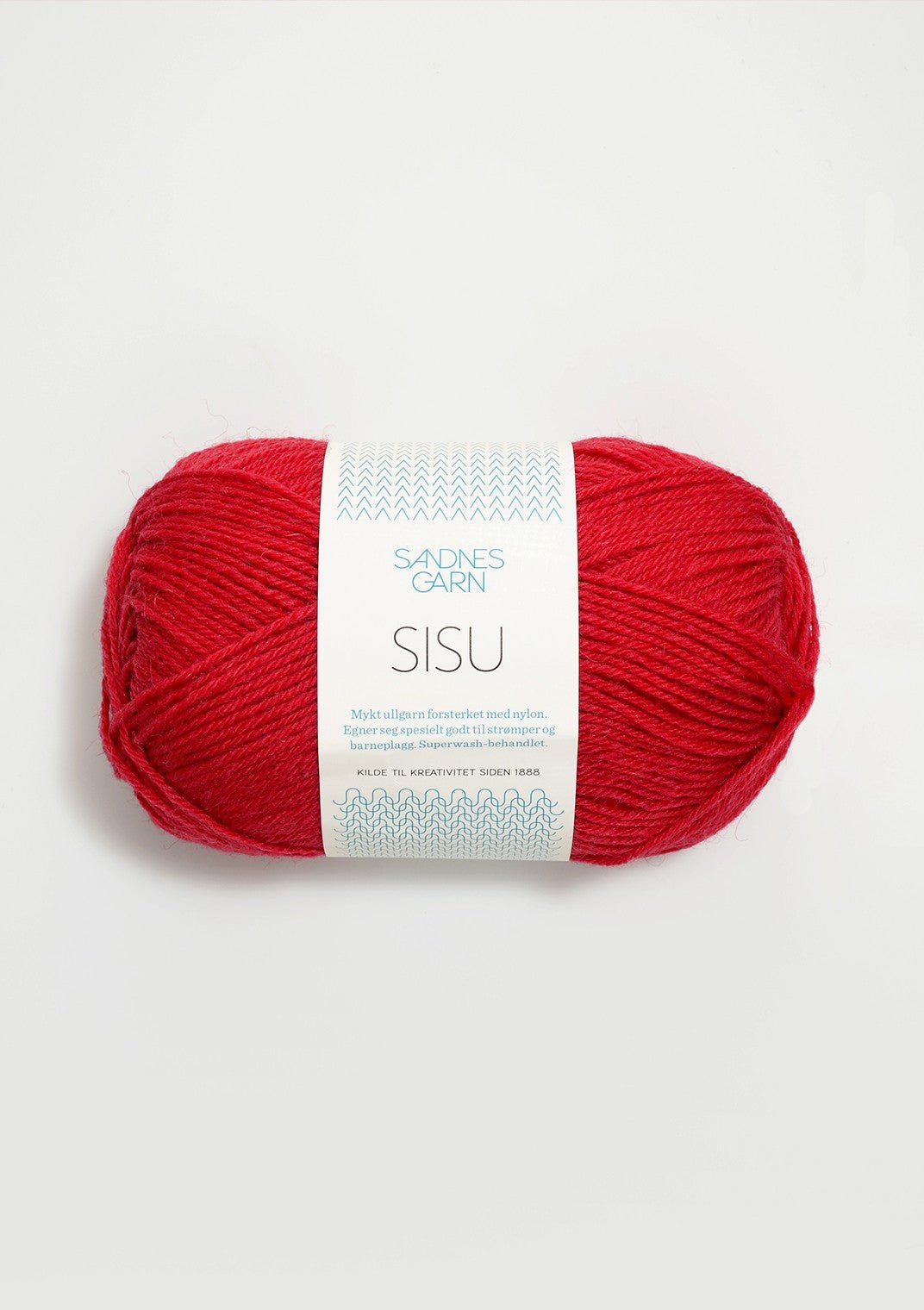 Sisu superwash - 4219 Röd - Butik Maglia