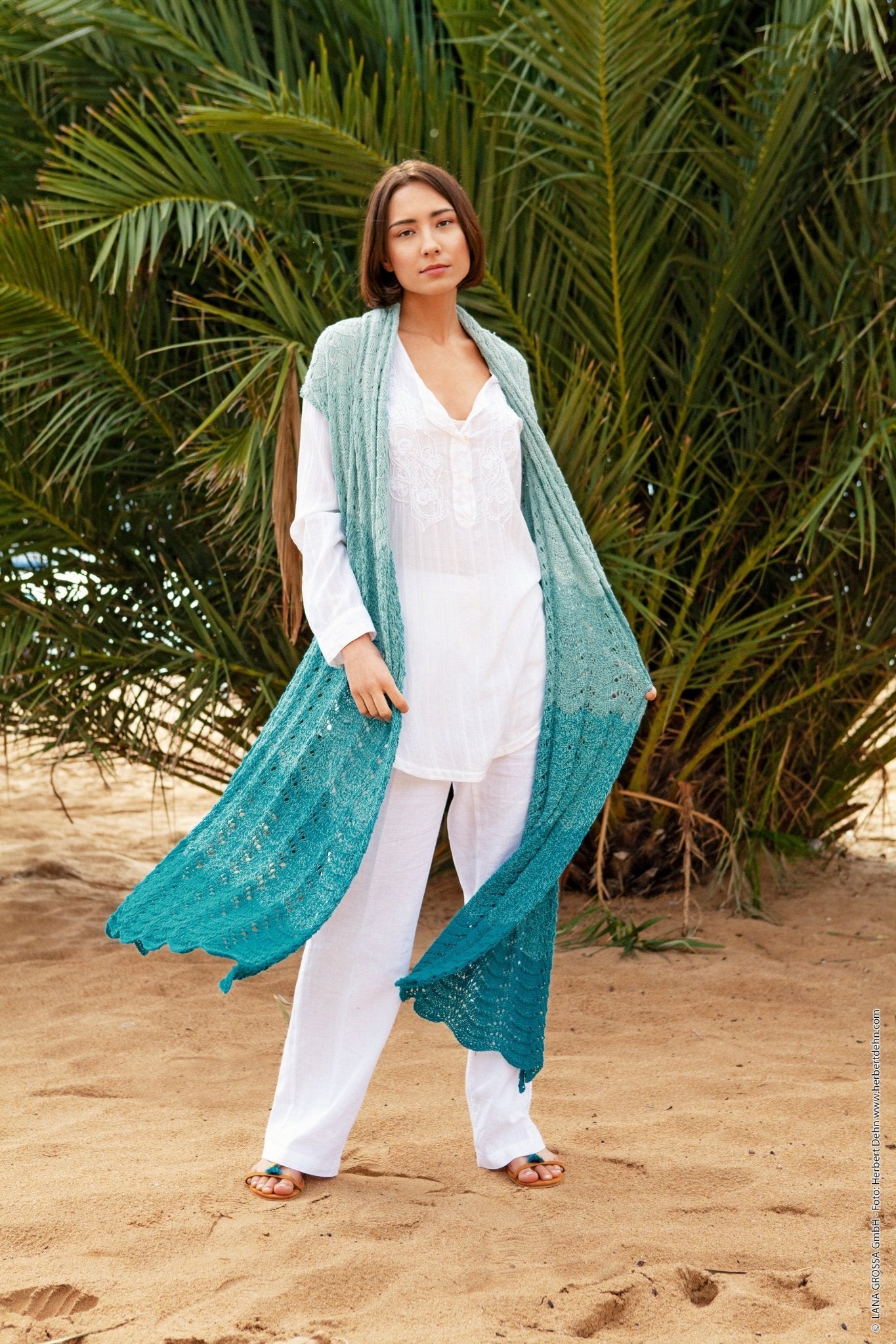 Sjal mod 01 häfte Shades of Cotton 02 - eng - Butik Maglia