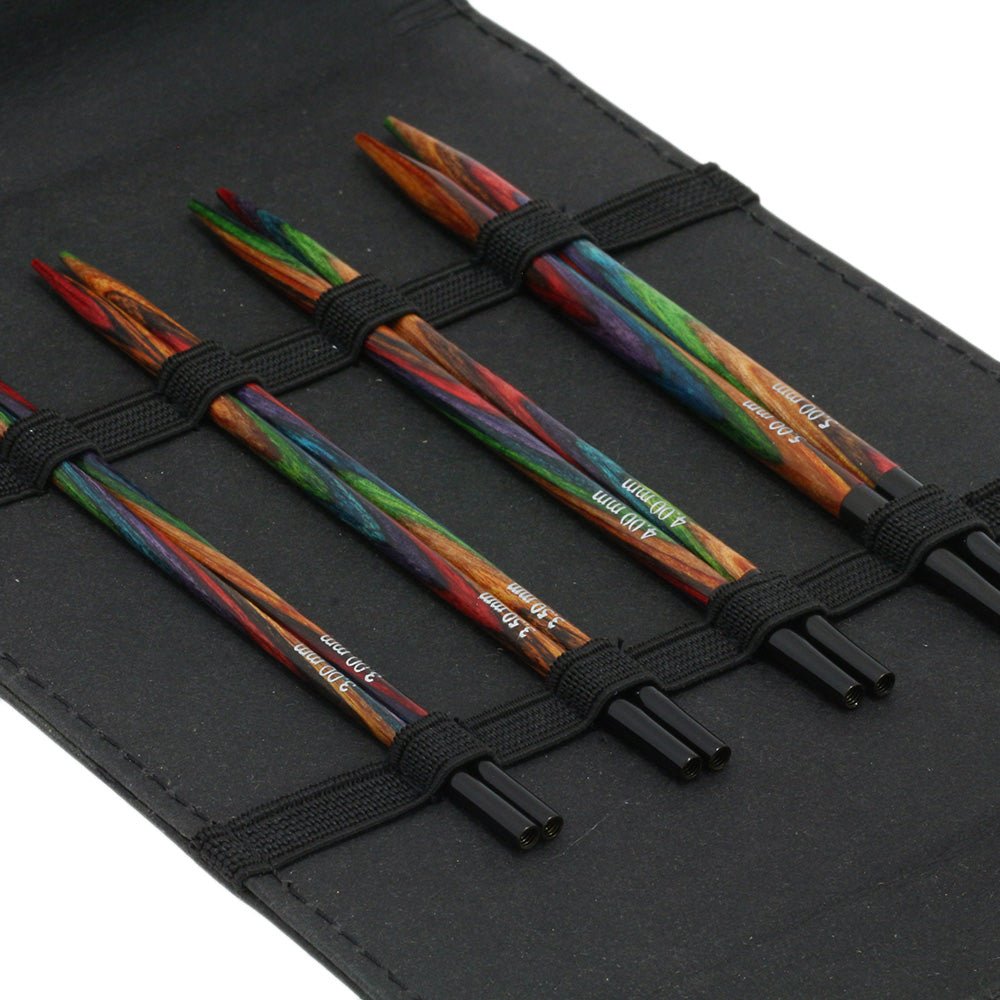 Stickset Mini KnitPro Multicolor/Svart - 3,0 - 5,0 mm - Butik Maglia