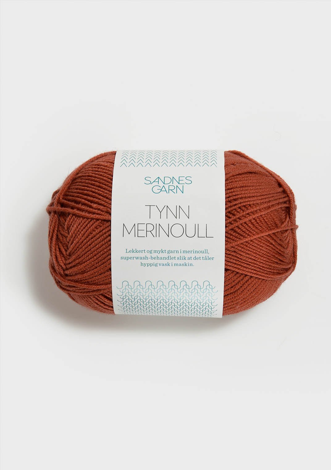 Tunn Merinoull - 4035 Mörk terrakotta - UTGÅTT - Butik Maglia