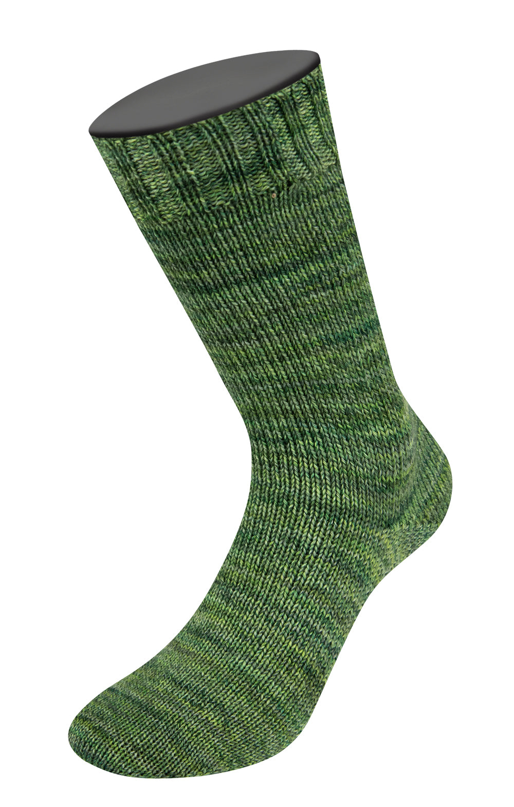 Vintage socks - 1016 Ljusgrön/mossgrön/grågrön mel.