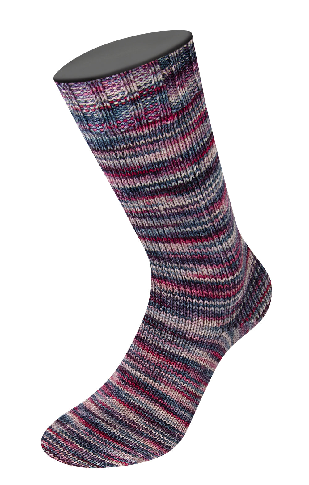 Vintage socks Multi - 1051 Rosa/gråbeige/ljusgrå/mörkgrå/rosa/rödviolett
