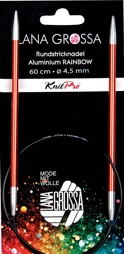 Rundstickor metall 60 cm KnitPro