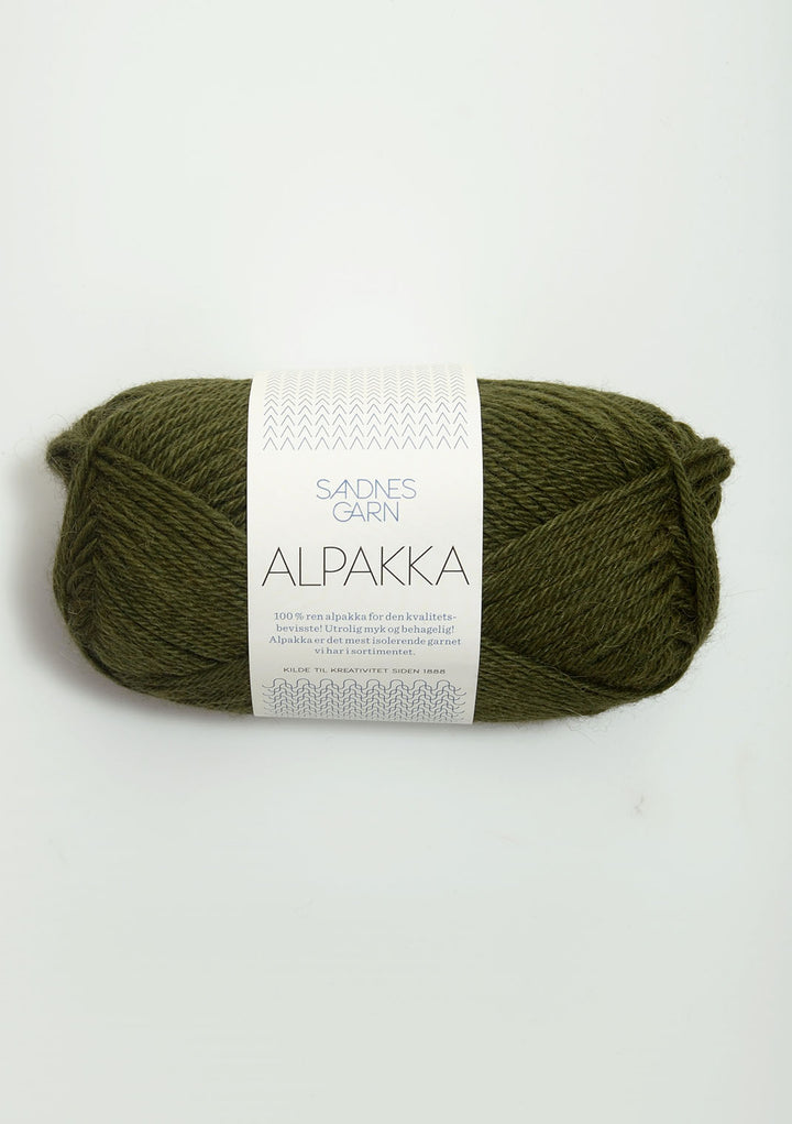 Alpakka - 9573 Mossgrön