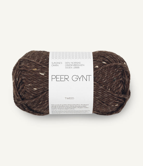 Peer Gynt - 3085 Mörk Brun /m Natur Tweed