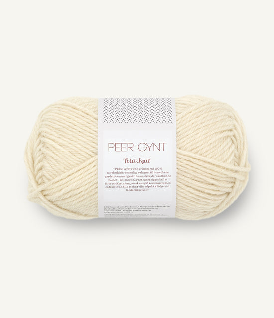 PetiteKnit Peer Gynt - 1016 Milk Melange