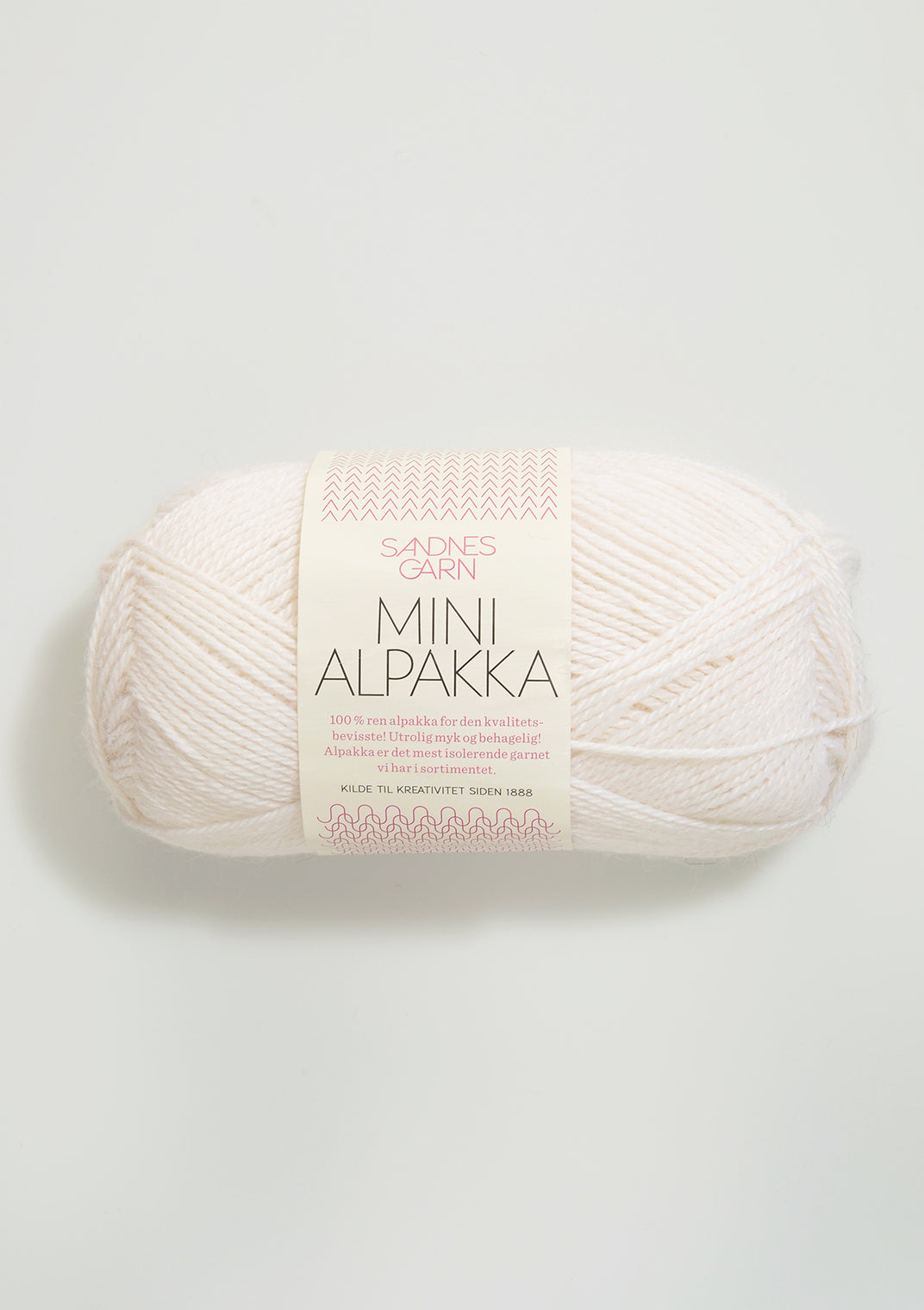 Mini Alpakka - 1001 Optisk vit