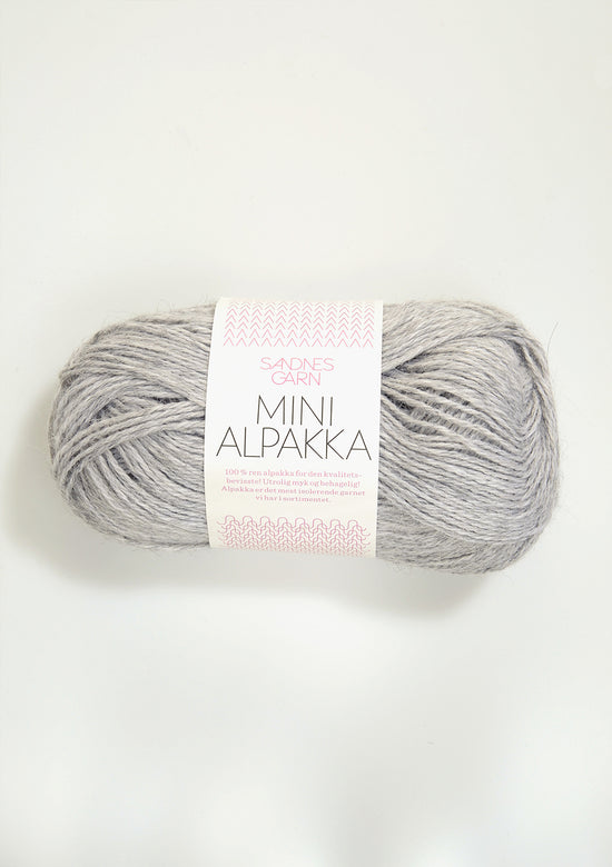 Mini Alpakka - 1032 Ljusgrå