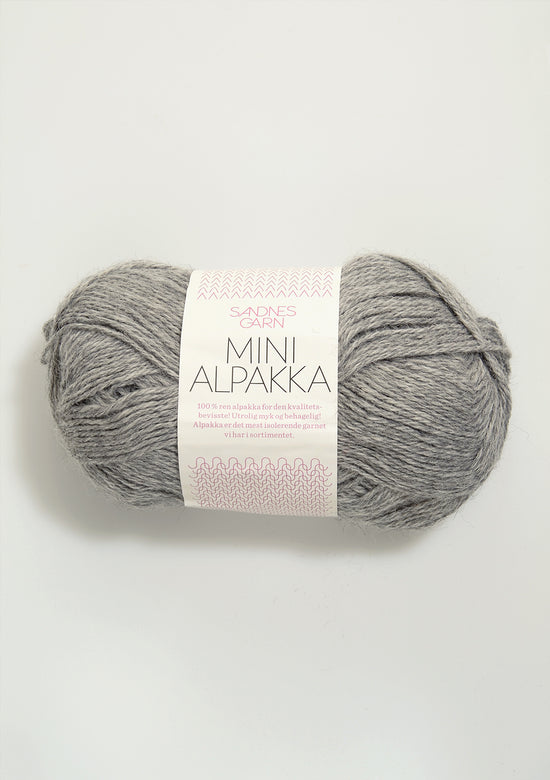 Mini Alpakka - 1042 Grå