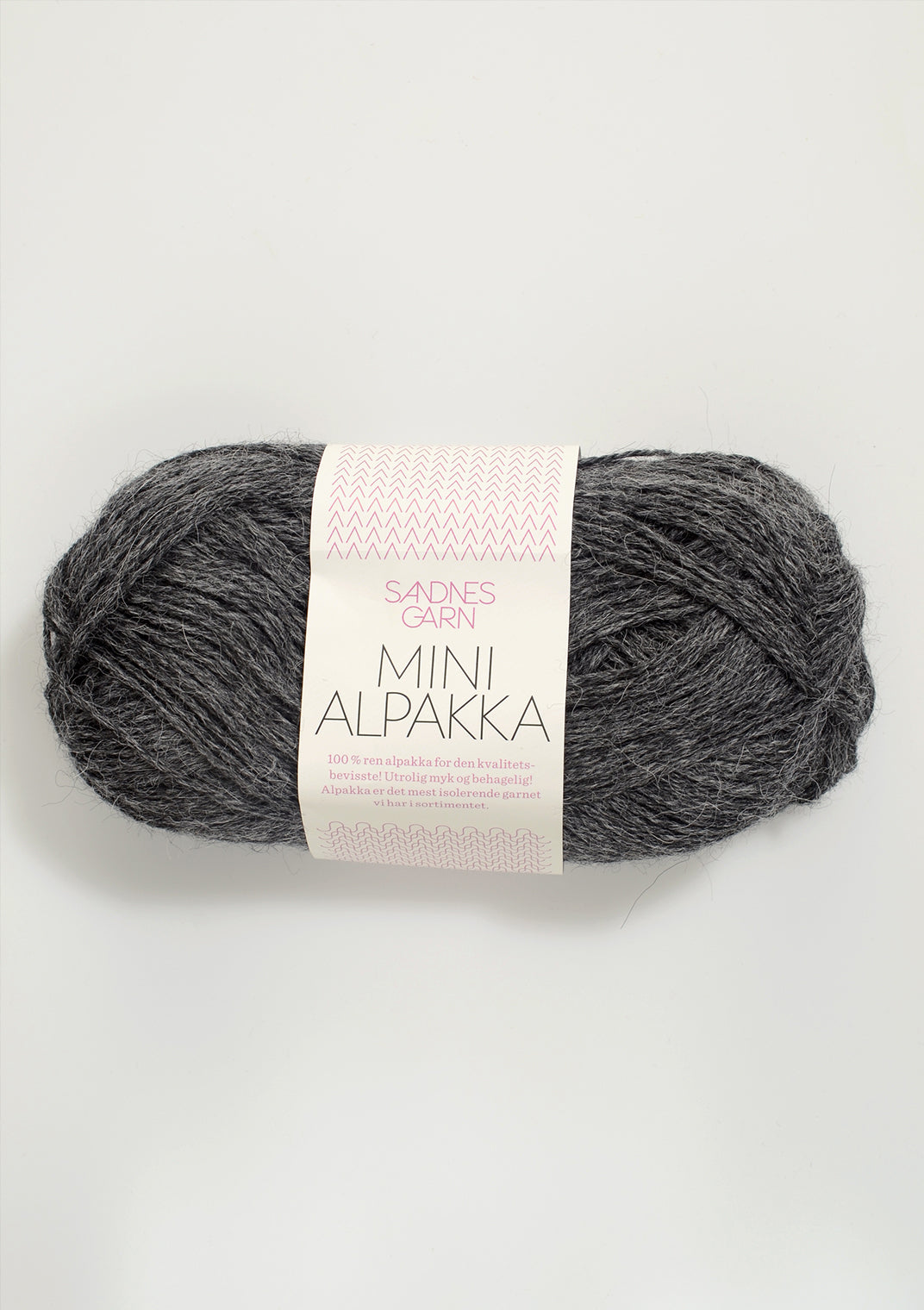 Mini Alpakka - 1053 Mörkgrå