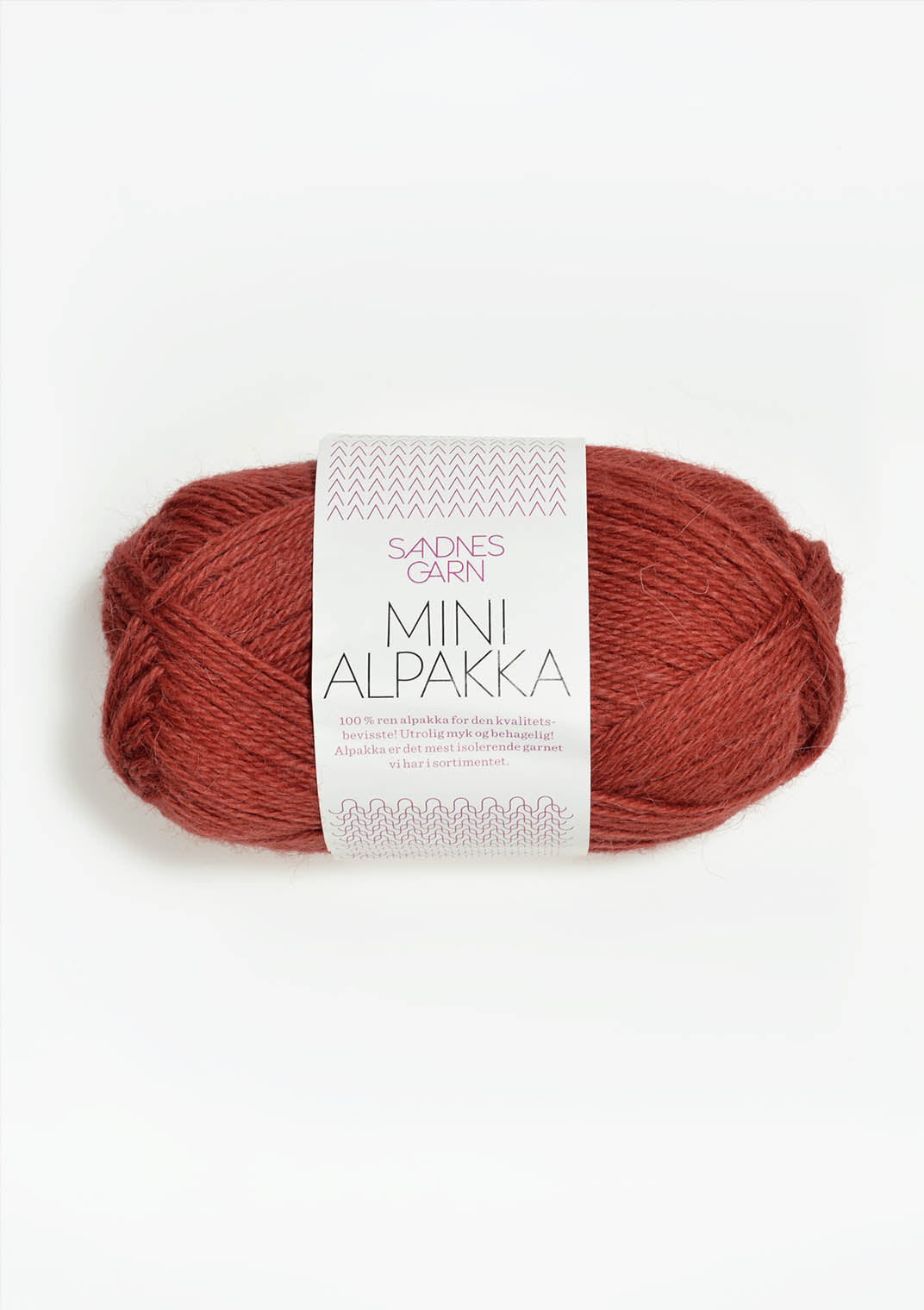 Mini Alpakka - 4035 Mörk Terrakotta UTGÅTT