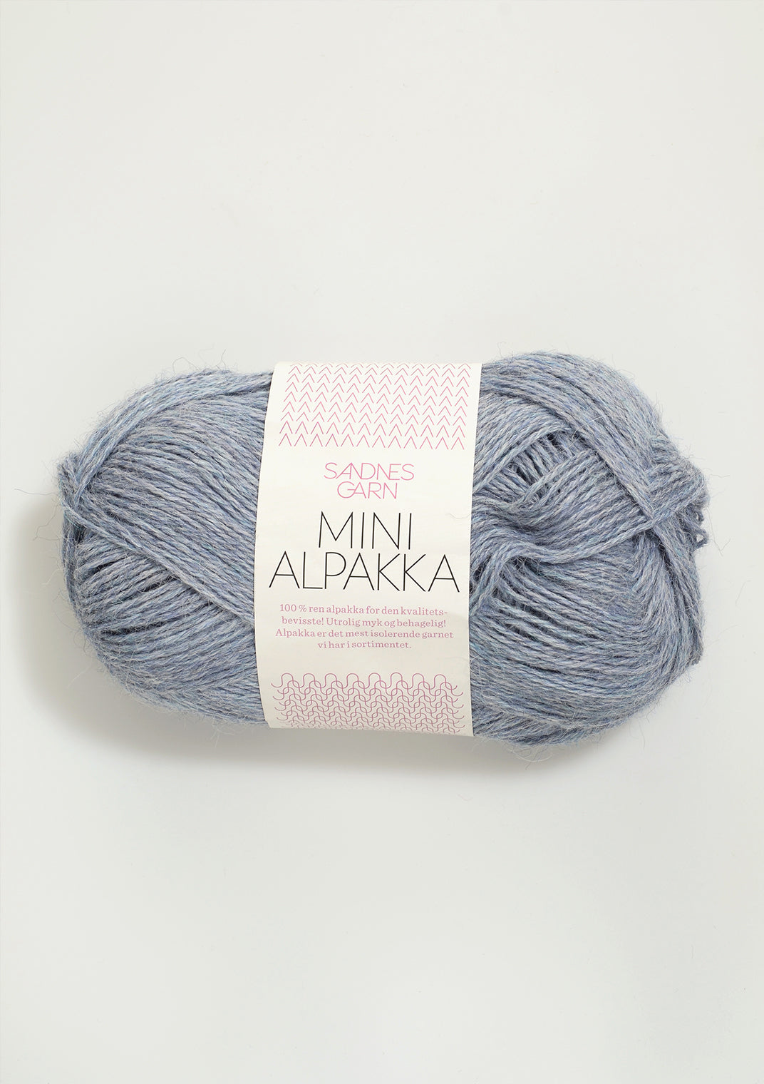 Mini Alpakka - 6221 Ljus blåmelerad
