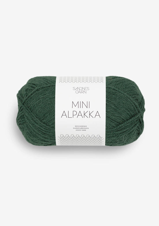 Mini Alpakka - 8581 Djup skogsgrön