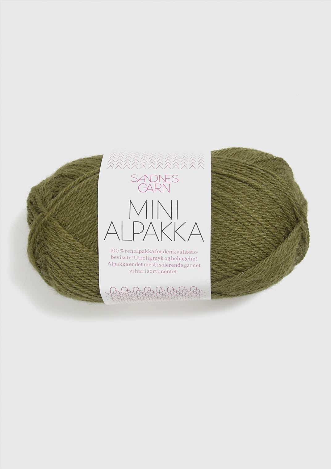 Mini Alpakka - 9554 Olivgrön - UTGÅTT
