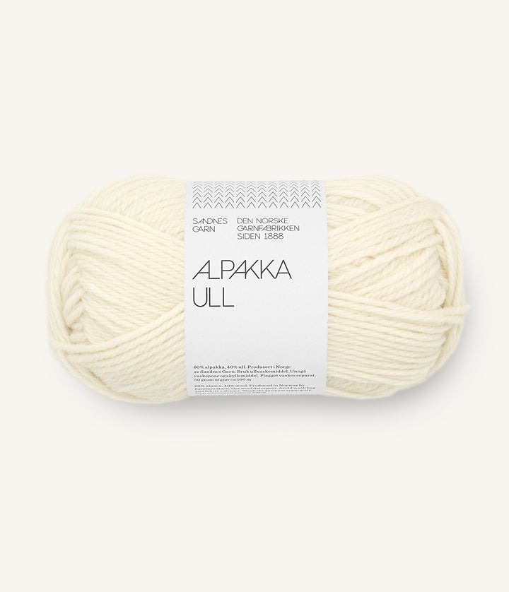 Alpakka Ull - 1012 Natur