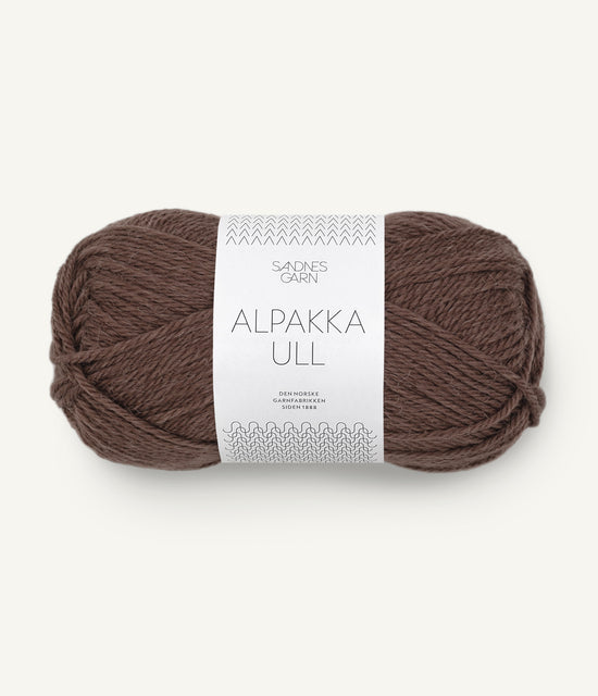 Alpakka Ull - 3571 Brun