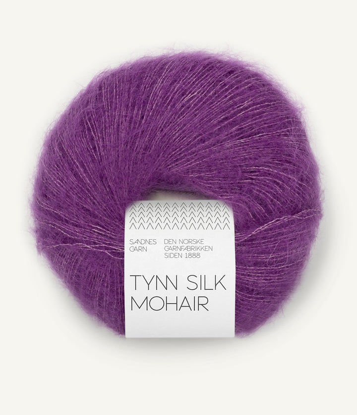 Tunn Silk Mohair - 5045 Plum