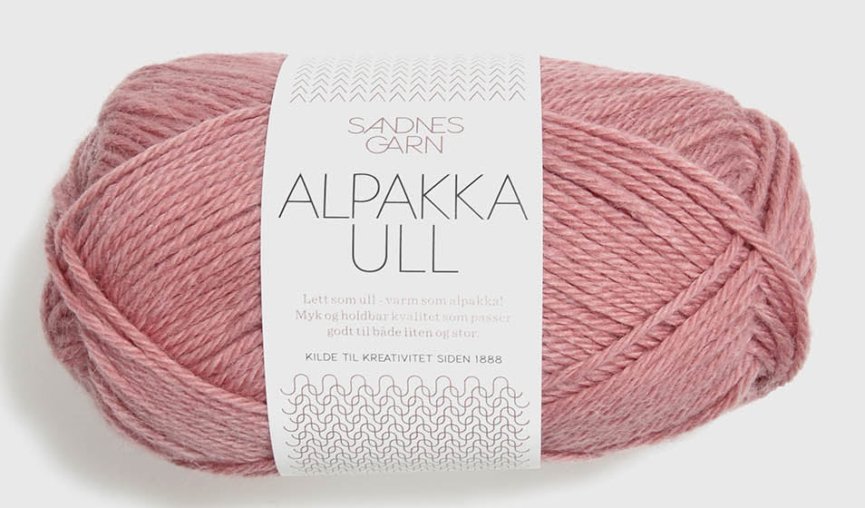 Alpakka Ull - 4023 Dovt gammelrosa - UTGÅTT