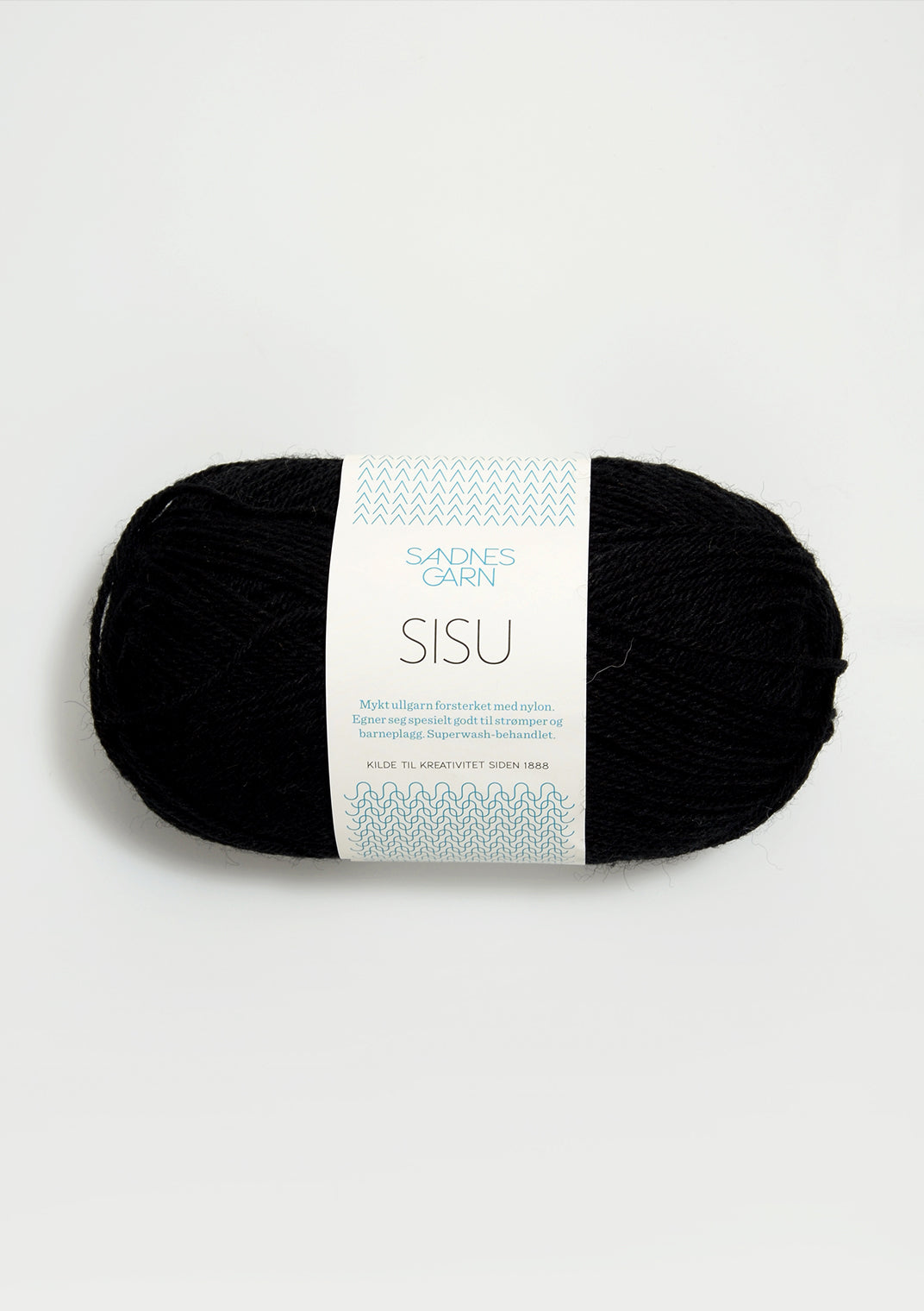 Sisu superwash - 1099 Svart