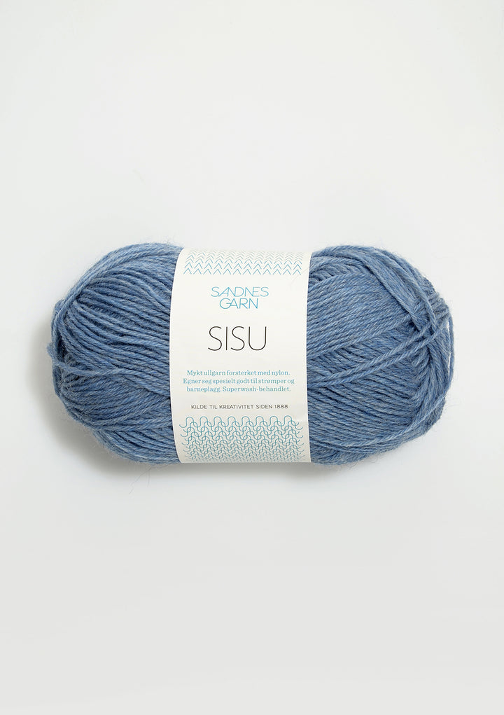 Sisu superwash - 6324 Blåmelerad