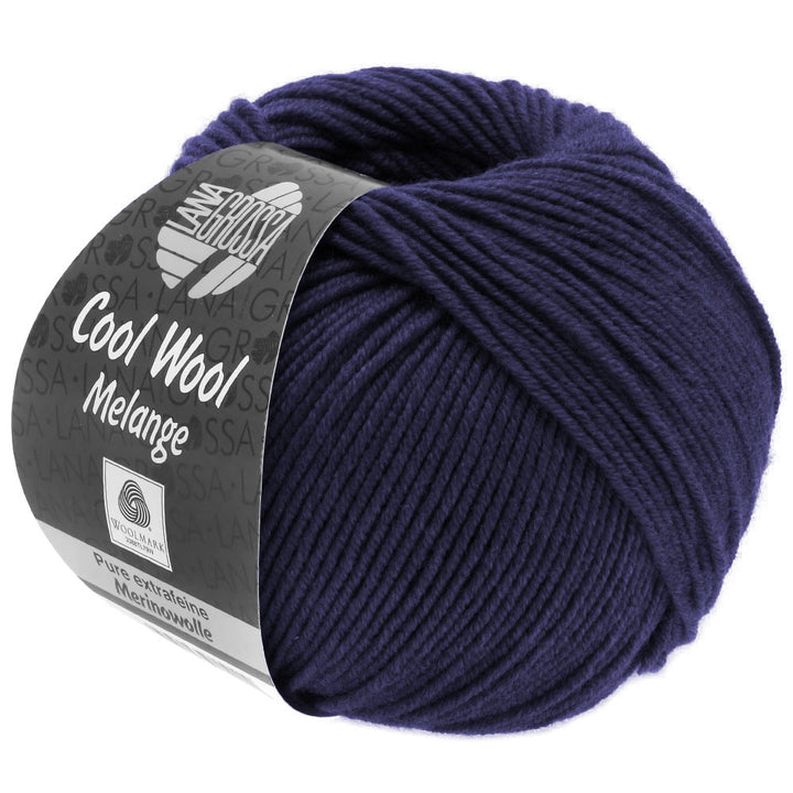 Cool Wool Melange - 153 Mörk blålila melerad - UTGÅTT