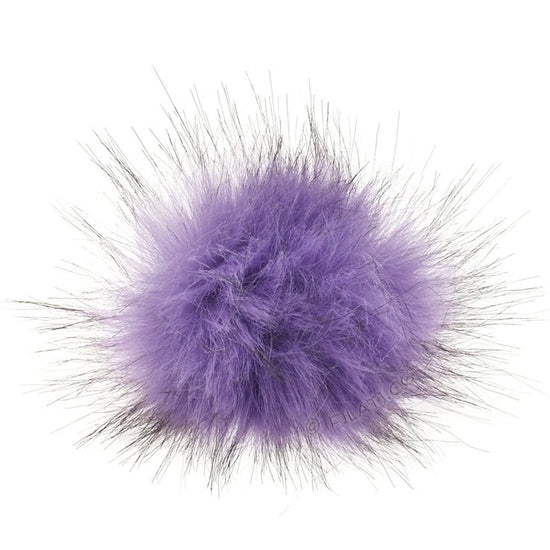 Tofs Pompon akryl mini - Lila/Svart