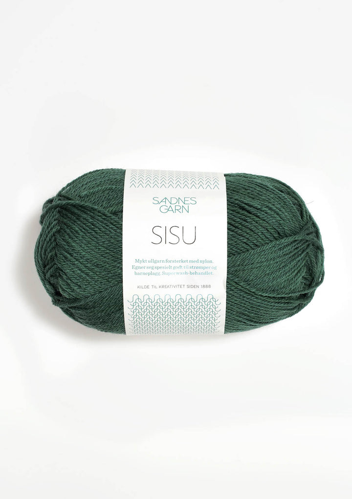 Sisu superwash - 7562 Grön UTGÅTT