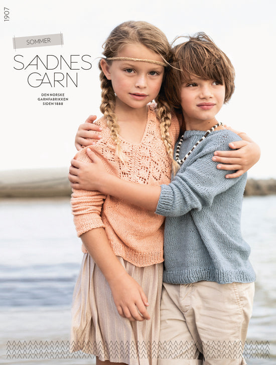 Sandnes 1907 Sommar barn
