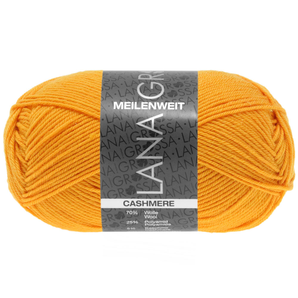 Meilenweit 50 Cashmere - 29 Saffransgul - UTGÅTT
