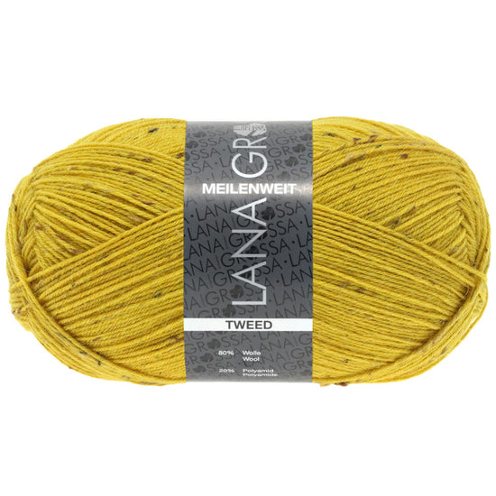Meilenweit 100 Tweed - 157 Senapsgul - UTGÅTT