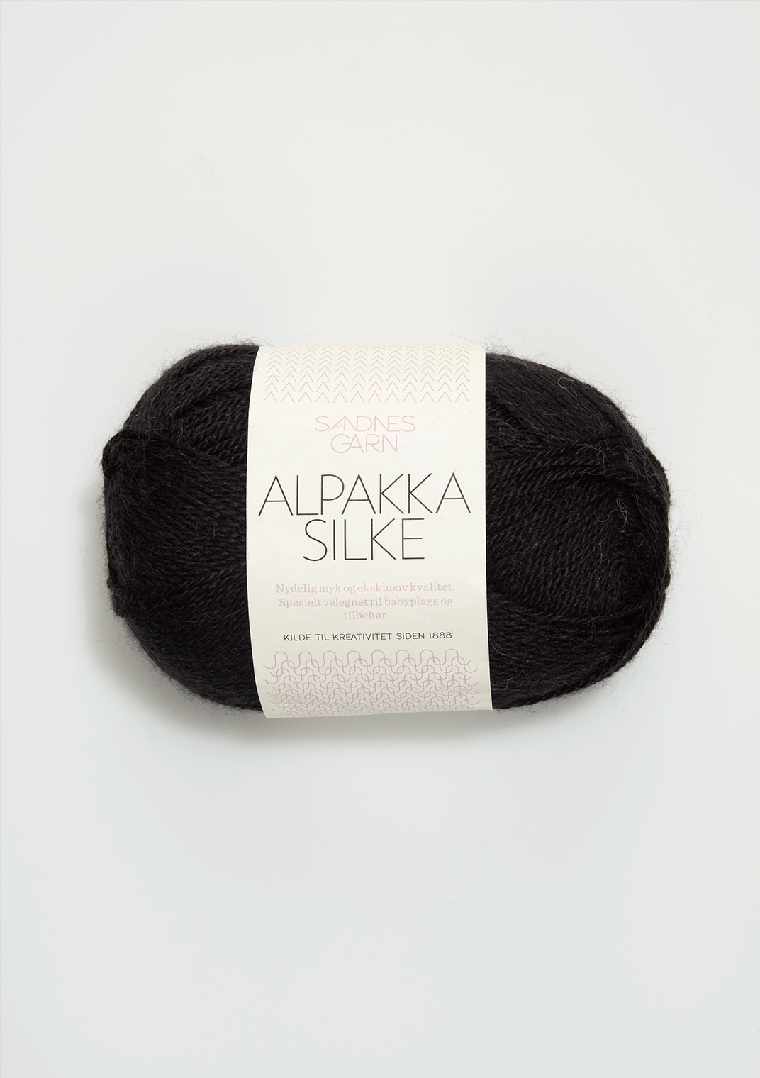 Alpakka Silke - 1099 Svart