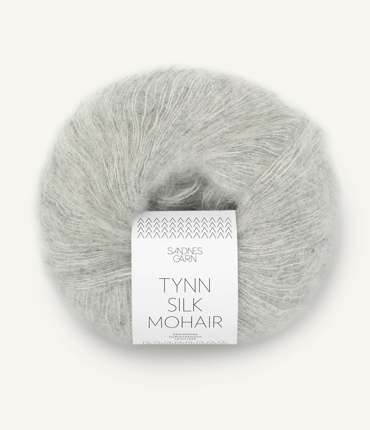 Tunn Silk Mohair - 1022 Ljus gråmelarad