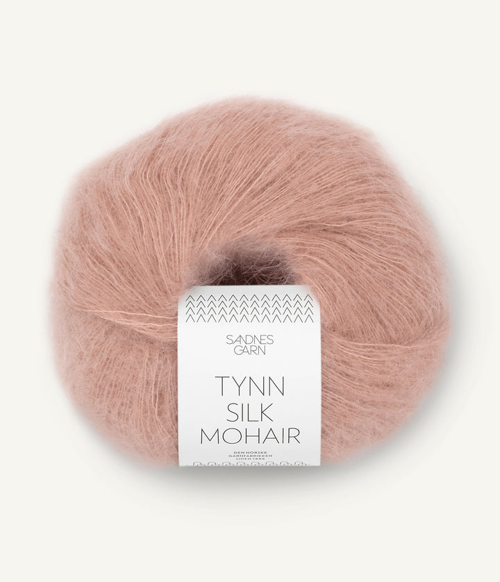 Tunn Silk Mohair - 3511 Puderrosa