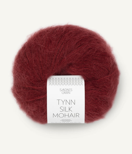 Tunn Silk Mohair - 4054 Bränt tegel - UTGÅTT