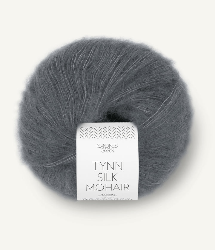 Tunn Silk Mohair - 6707 Stålgrå - UTGÅTT